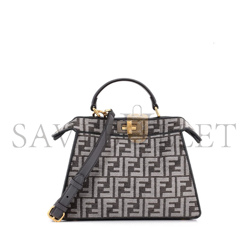 F**di peekaboo iseeu bag zucca tapestry small (28*20*11cm)